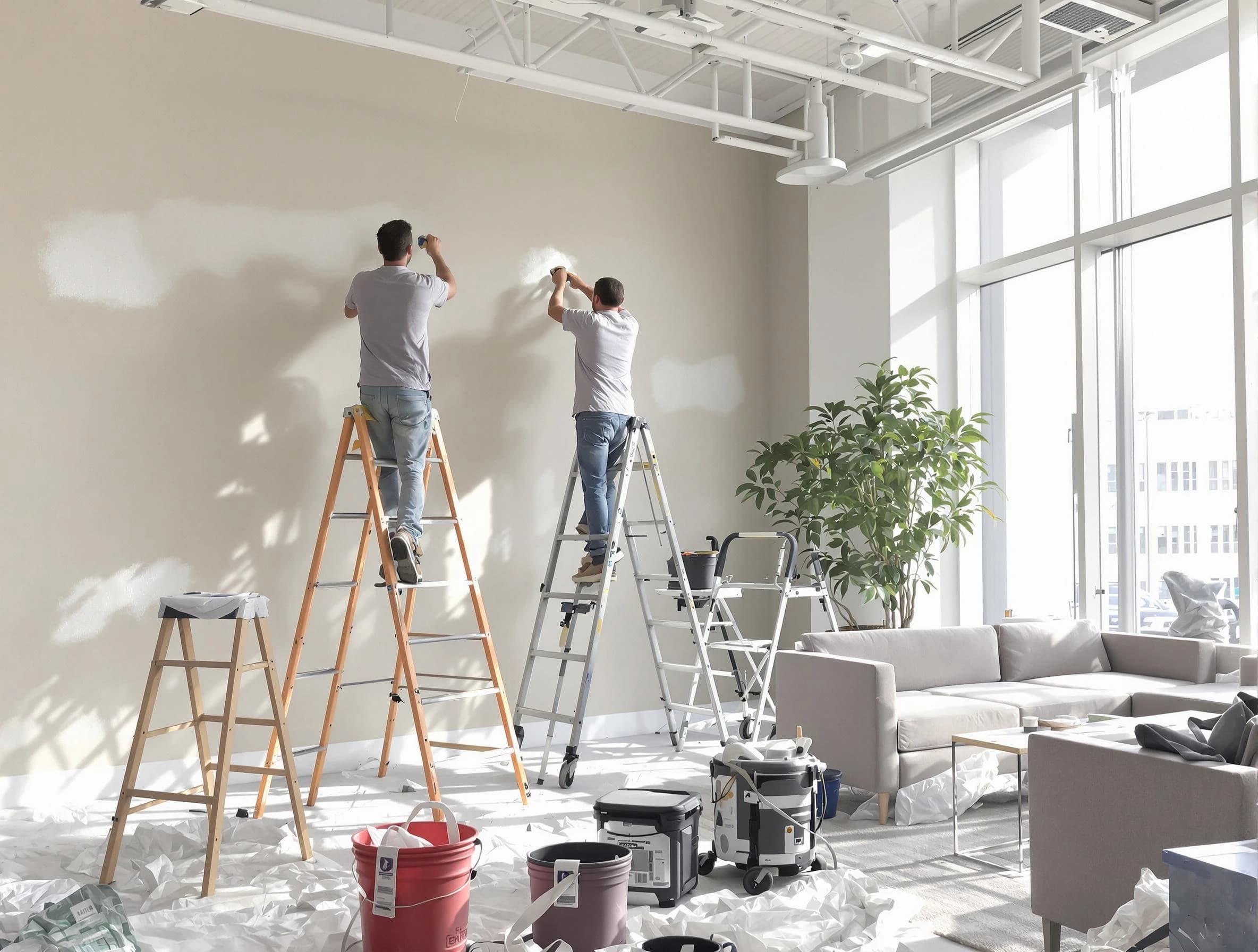 North Royalton House Painters delivering commercial painting services in North Royalton, OH